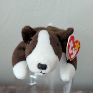 Ty Beanie Baby Bruno The Dog With PVC Pellets And Tag Error